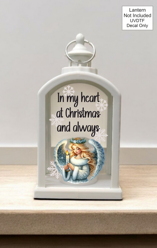 UVDTF In My/Our Hearts At Christmas... - Lantern