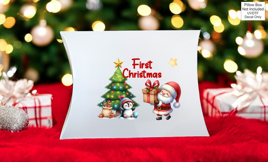 UVDTF First Christmas - Pillow box