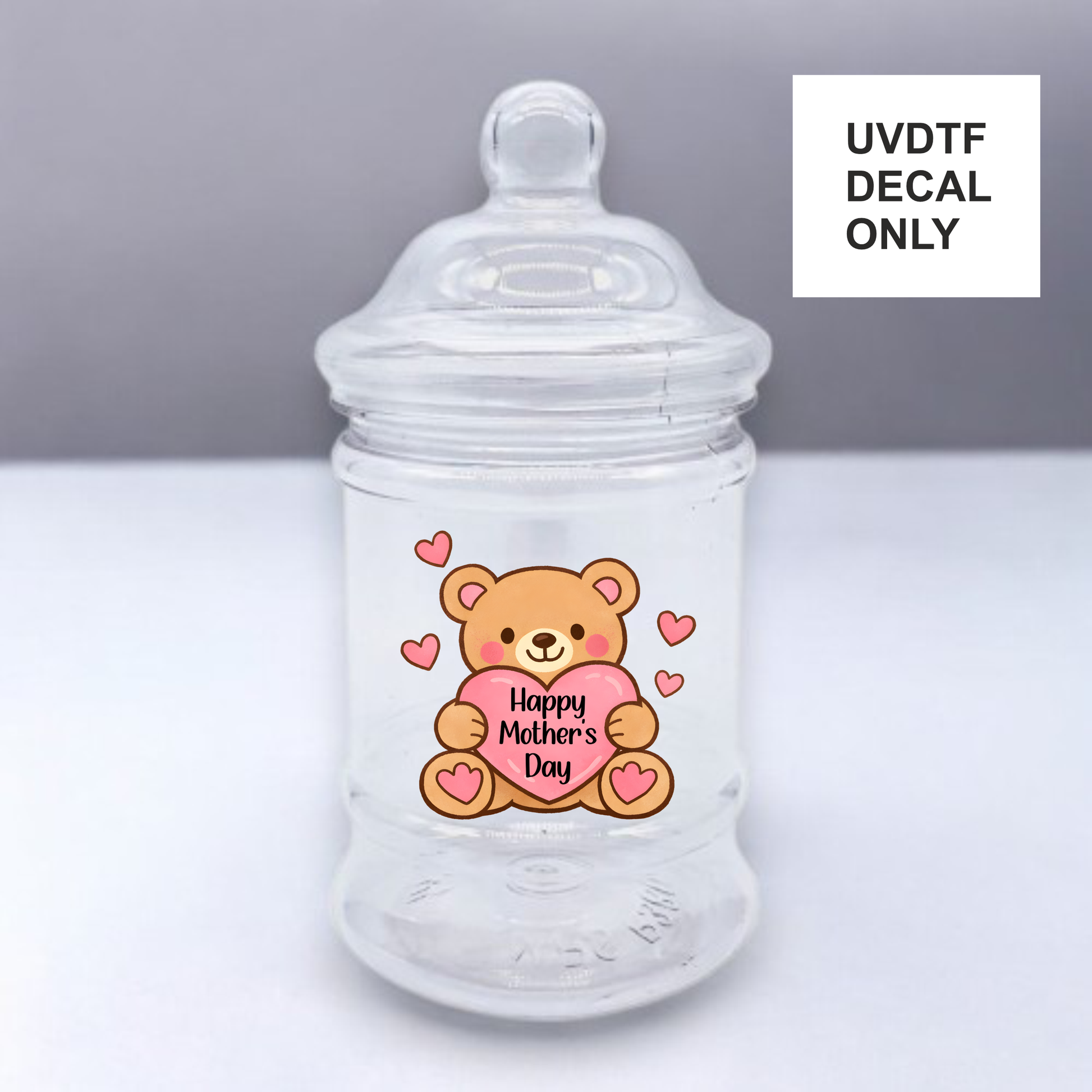 UVDTF Happy Mothers Day -  sweet jar/candle - Mackie Direct