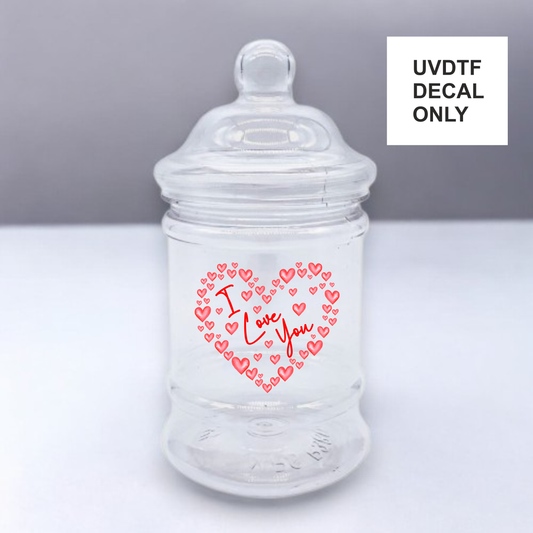 UVDTF I Love You -  sweet jar/candle