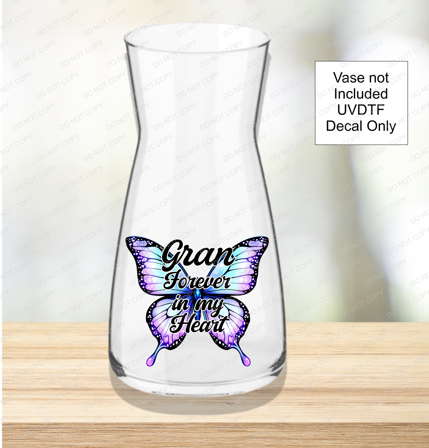 UVDTF Memorial Butterfly - Mackie Direct