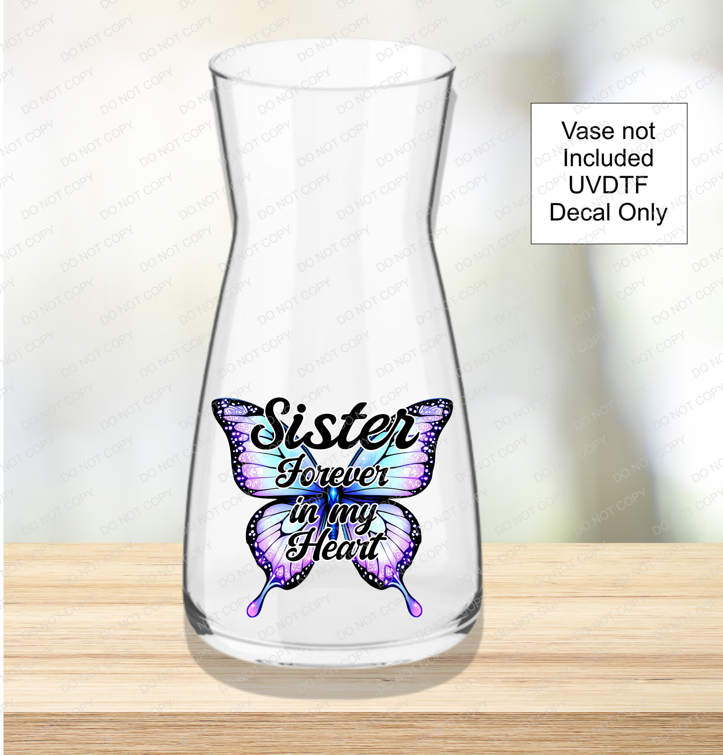 UVDTF Memorial Butterfly - Mackie Direct