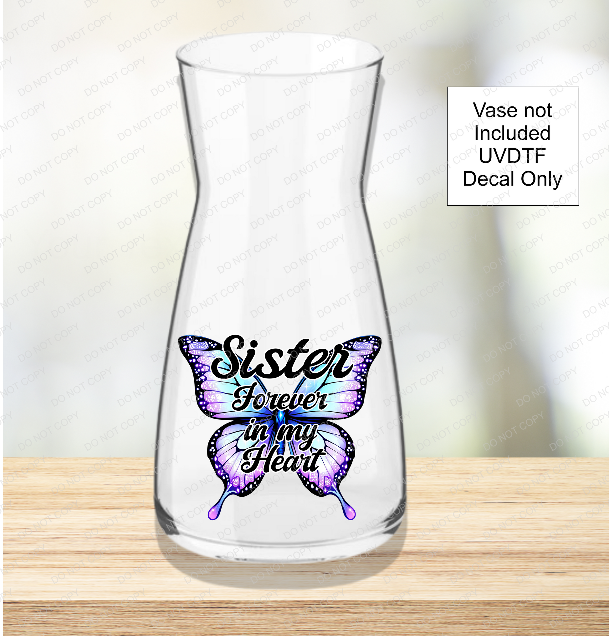 UVDTF Memorial Butterfly - Mackie Direct