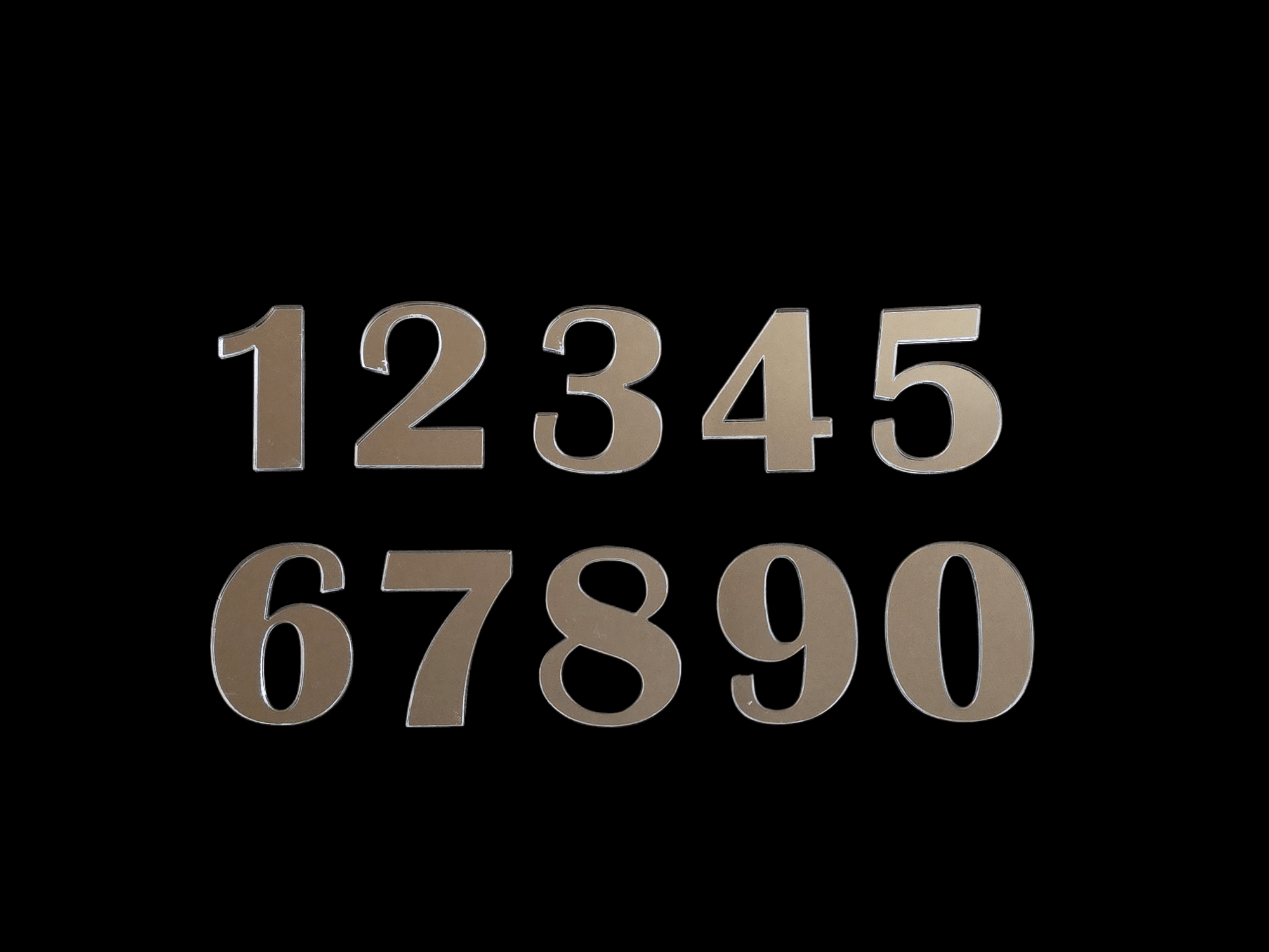 Acrylic Number Insert Acrylic Numbers – Mackie Direct