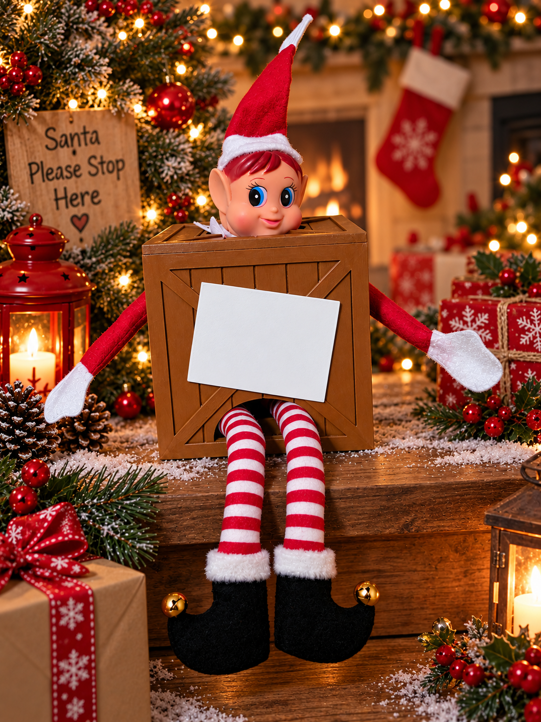 Elf Arrival Box/Shipping Crate