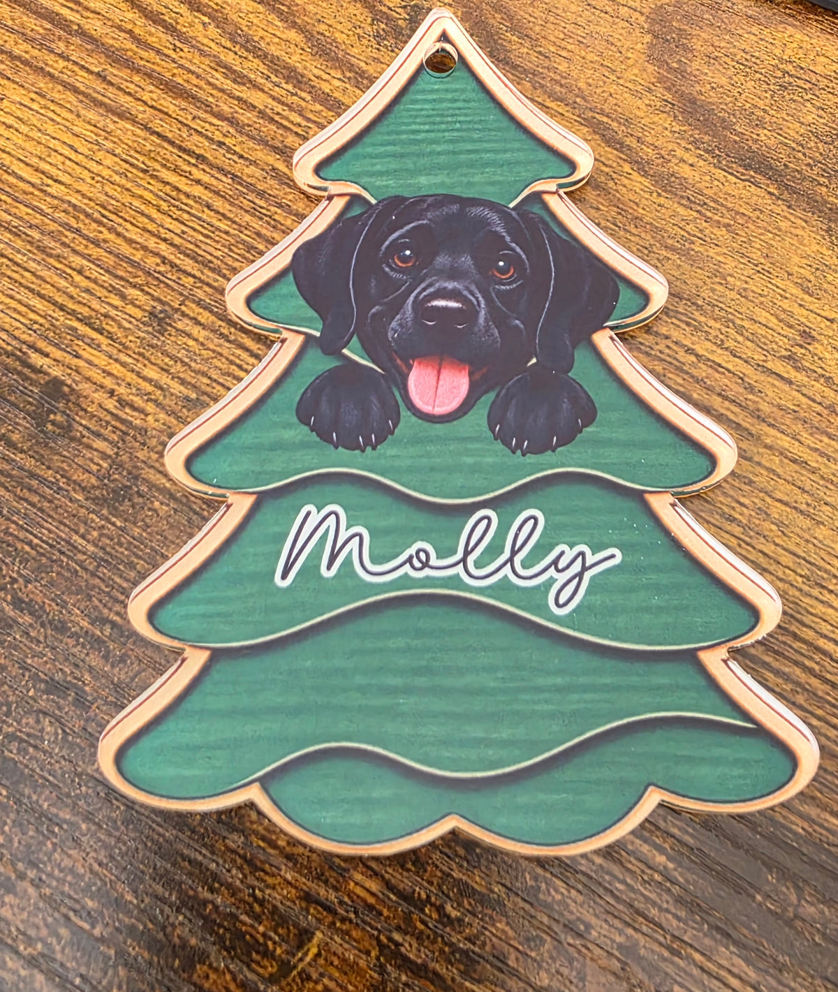 Christmas Tree Acrylic Hanging Decoration