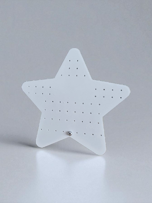 Premium Sublimation Coated Star Shaped Acrylic Earring Stand