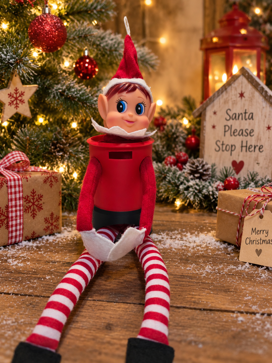 Elf Postbox/Letterbox Outfit