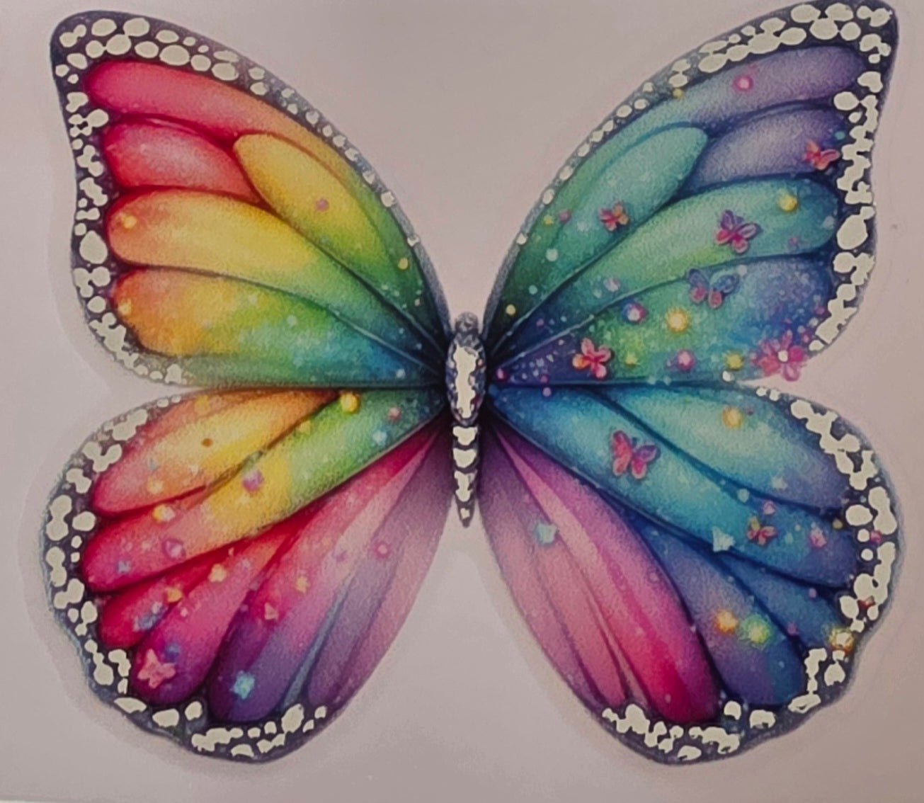 Foil UVDTF Female Relation Butterfly