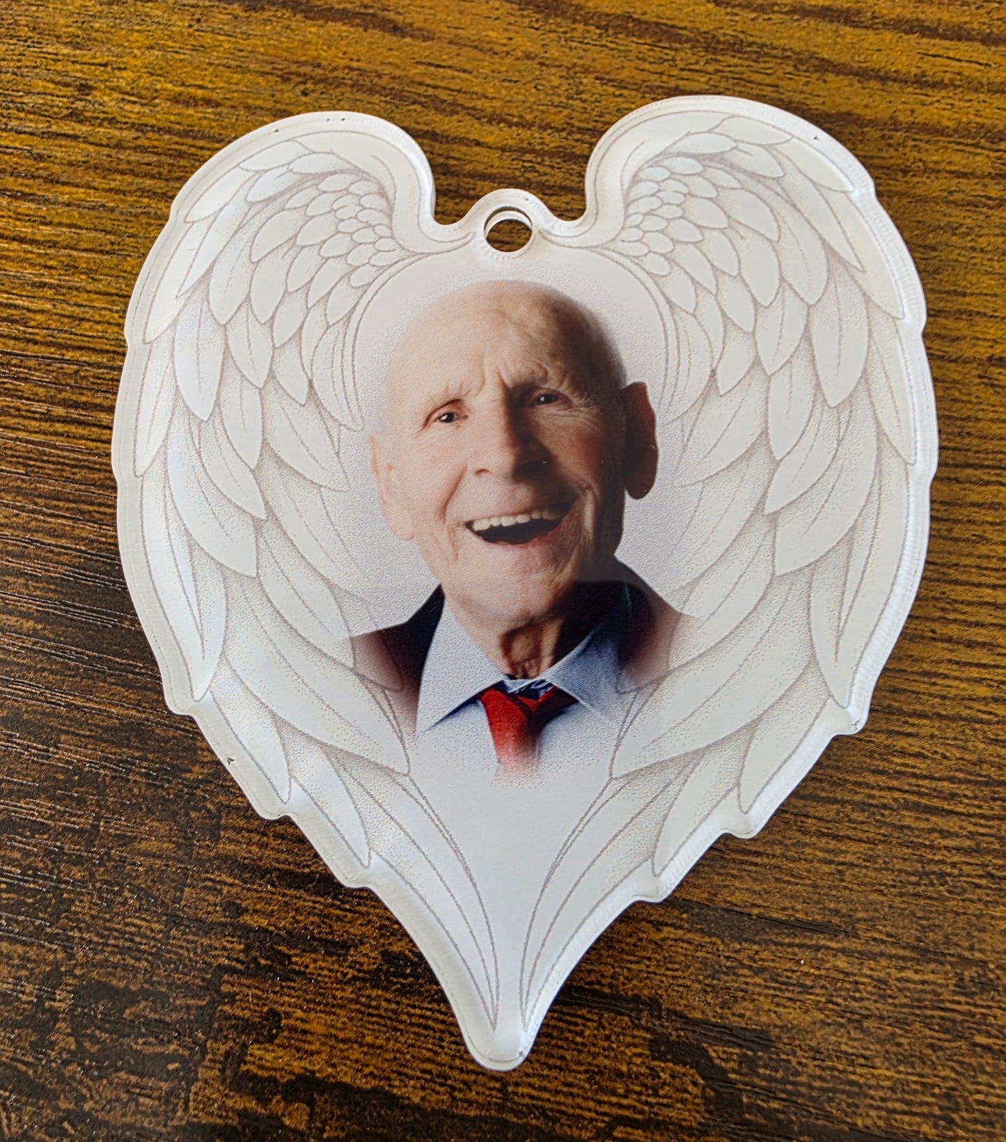 Memorial Wings Acrylic Hanging Decoration - Mackie Direct