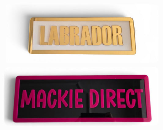 2 Layer Acrylic Sign - Any Wording