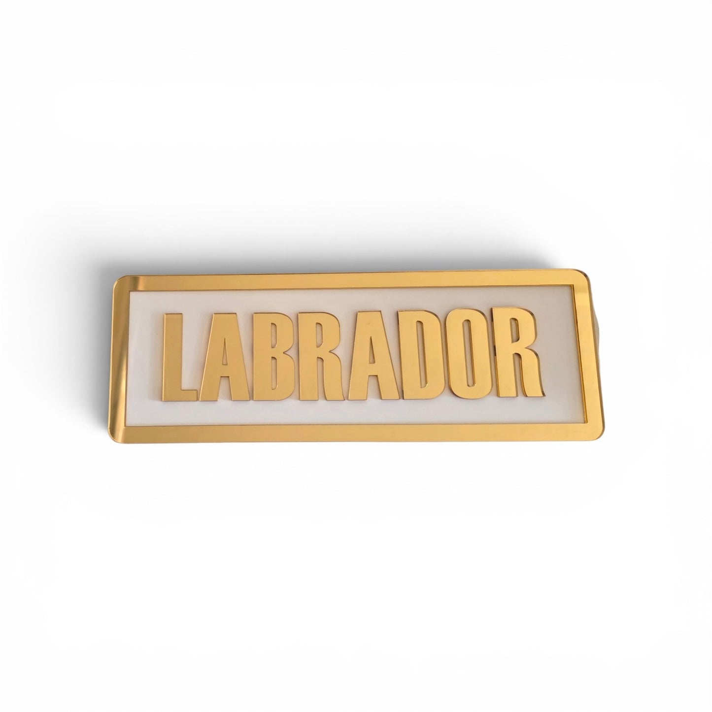 2 Layer Acrylic Sign - Any Wording