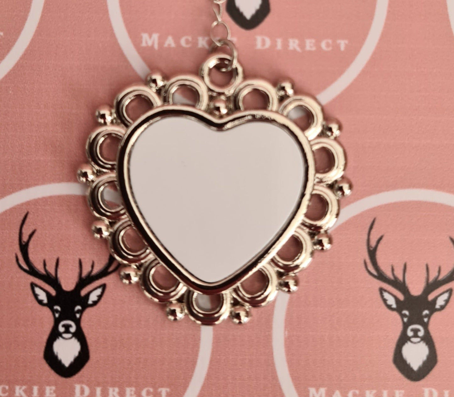 Sublimation Heart Shaped Wedding Memorial Charm - Mackie Direct
