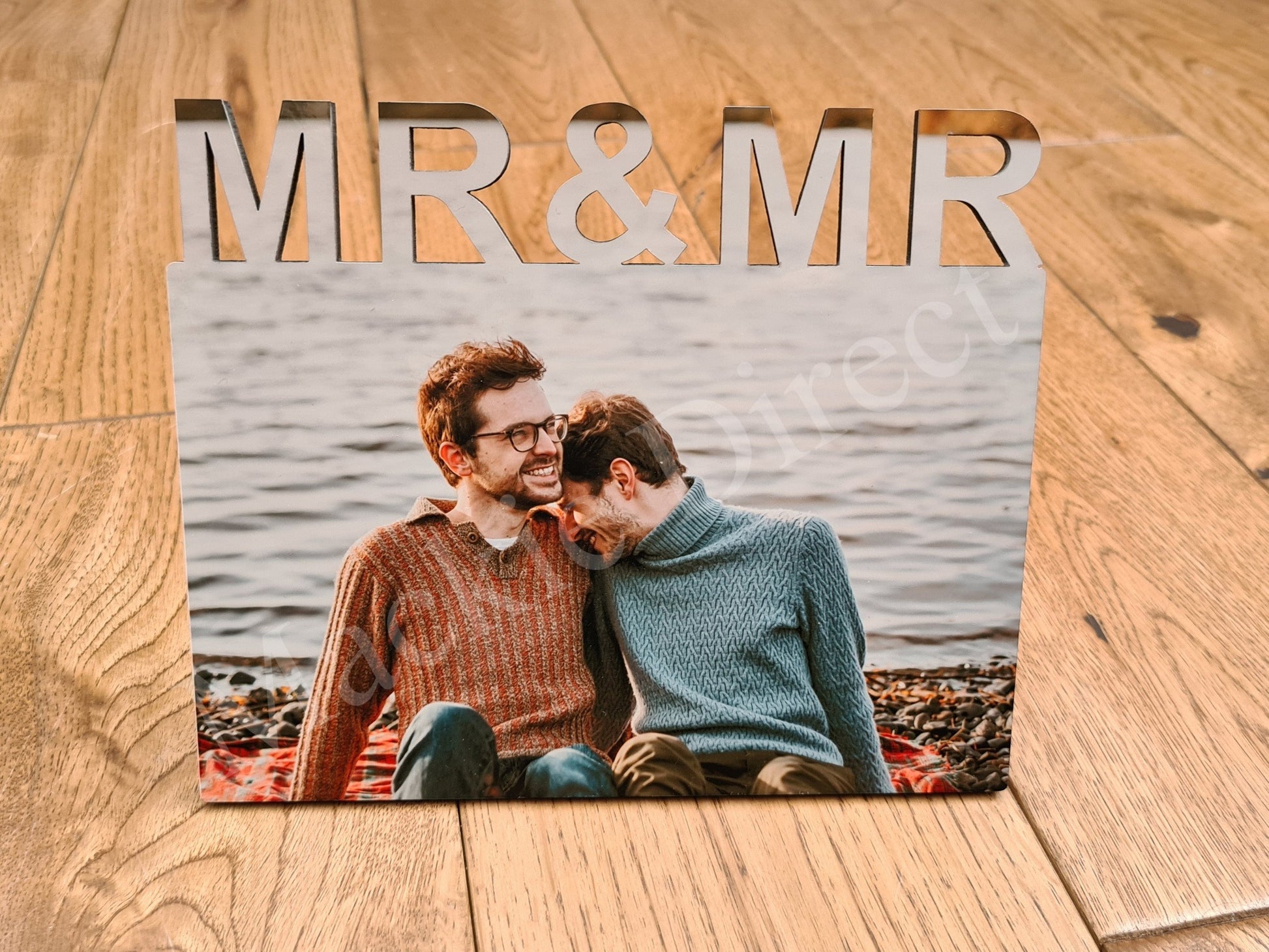 Sublimation MDF 'Mr & Mr' Photo Panel - Mackie Direct
