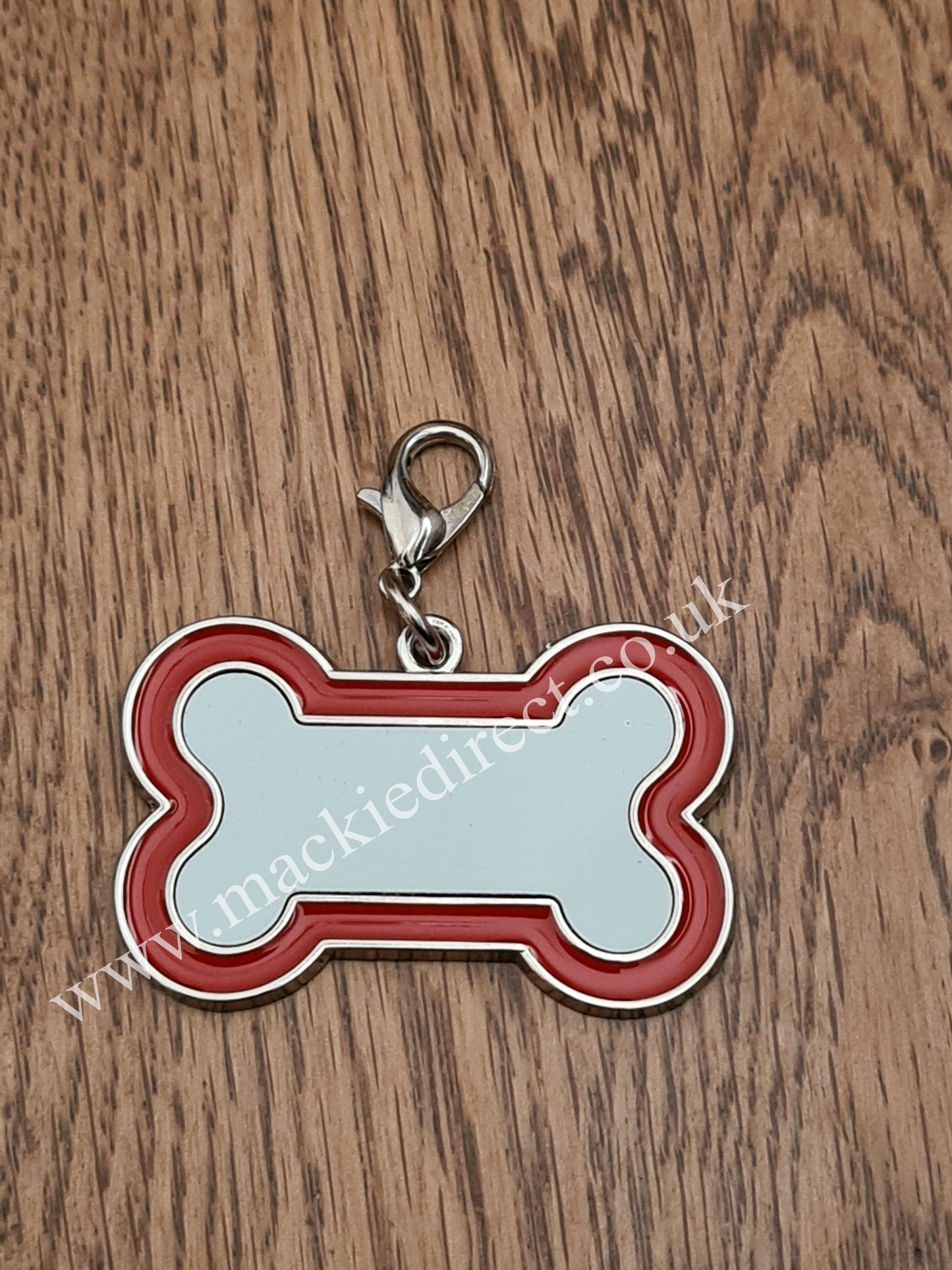 Metal Sublimation Bone Shaped Dog Tag - Mackie Direct