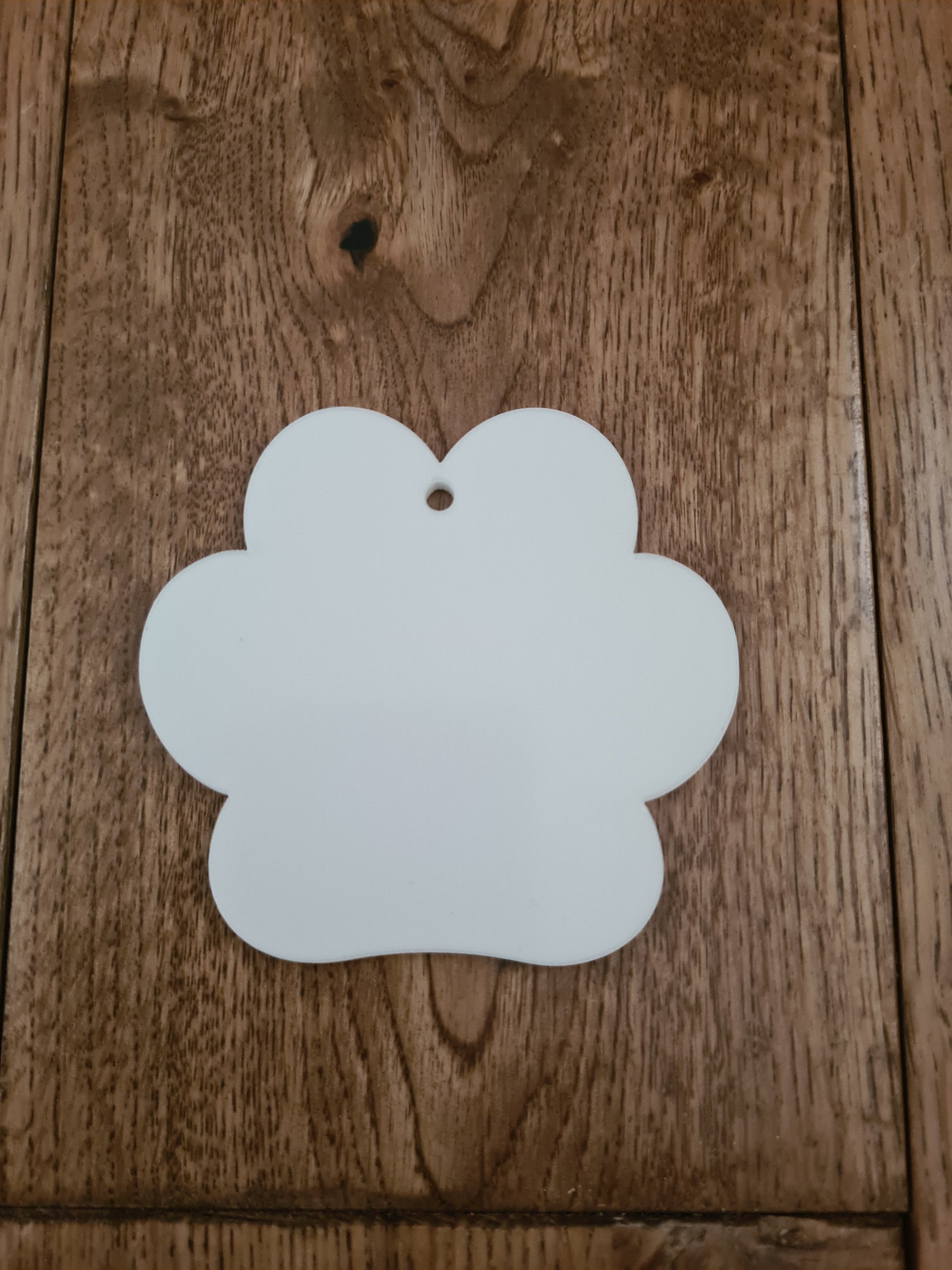 Acrylic Pawprint Christmas Tree Decoration - Mackie Direct