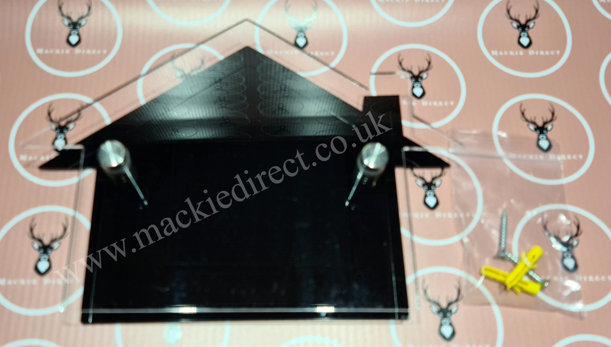 Acrylic House Shaped Wall Sign / Plaque - Mackie Direct