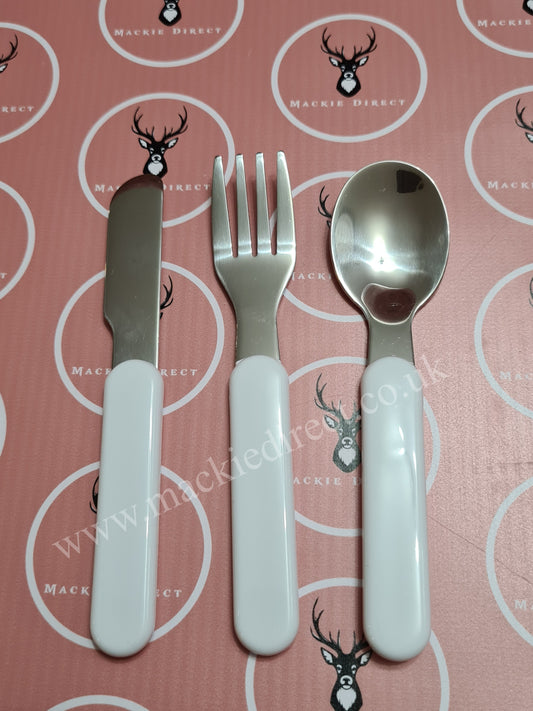 Sublimation Polymer Children's Cutlery Set - Mackie Direct