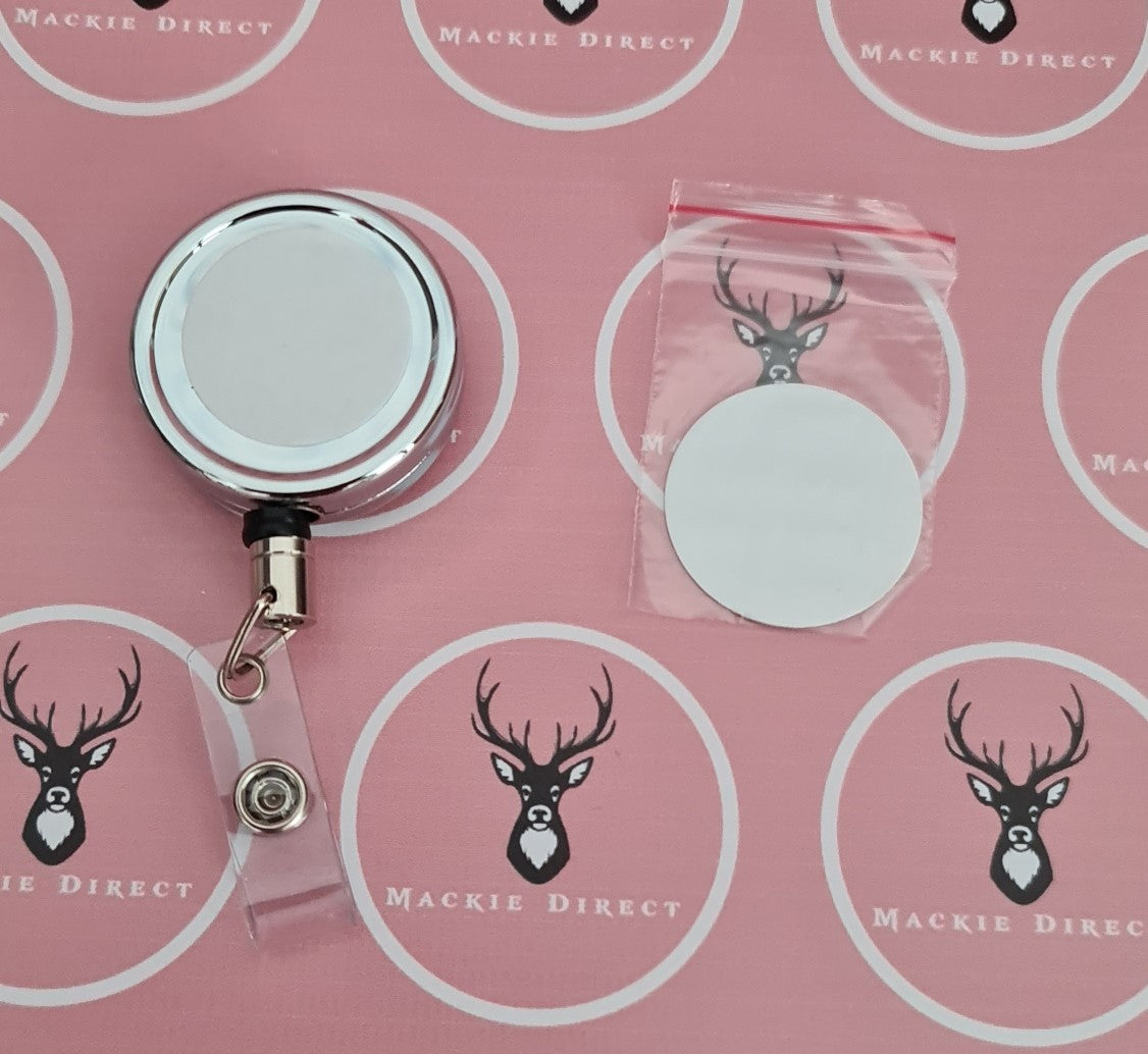 Sublimation Retractable ID Card Reel-Mackie Direct