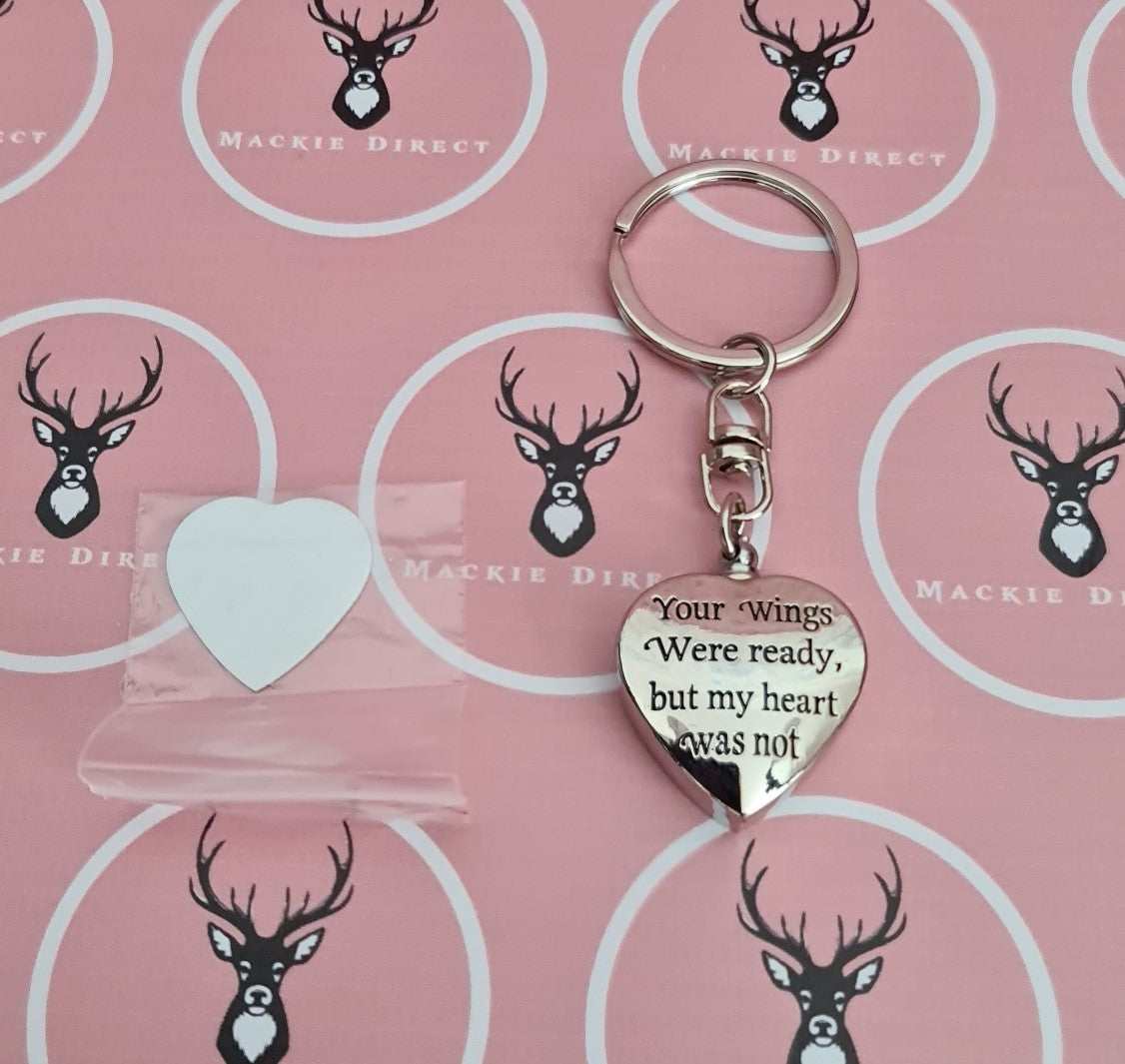 Sublimation Metal Urn/Ashes Keyring