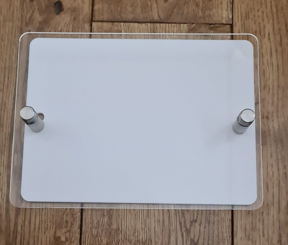 Acrylic Rectangle House Wall Sign / Plaque