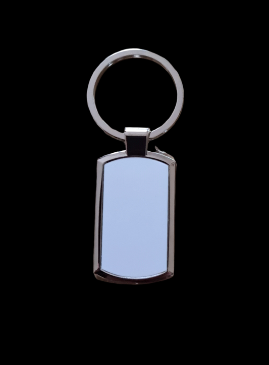 Sublimation Metal Rectangle Keyrings - Mackie Direct