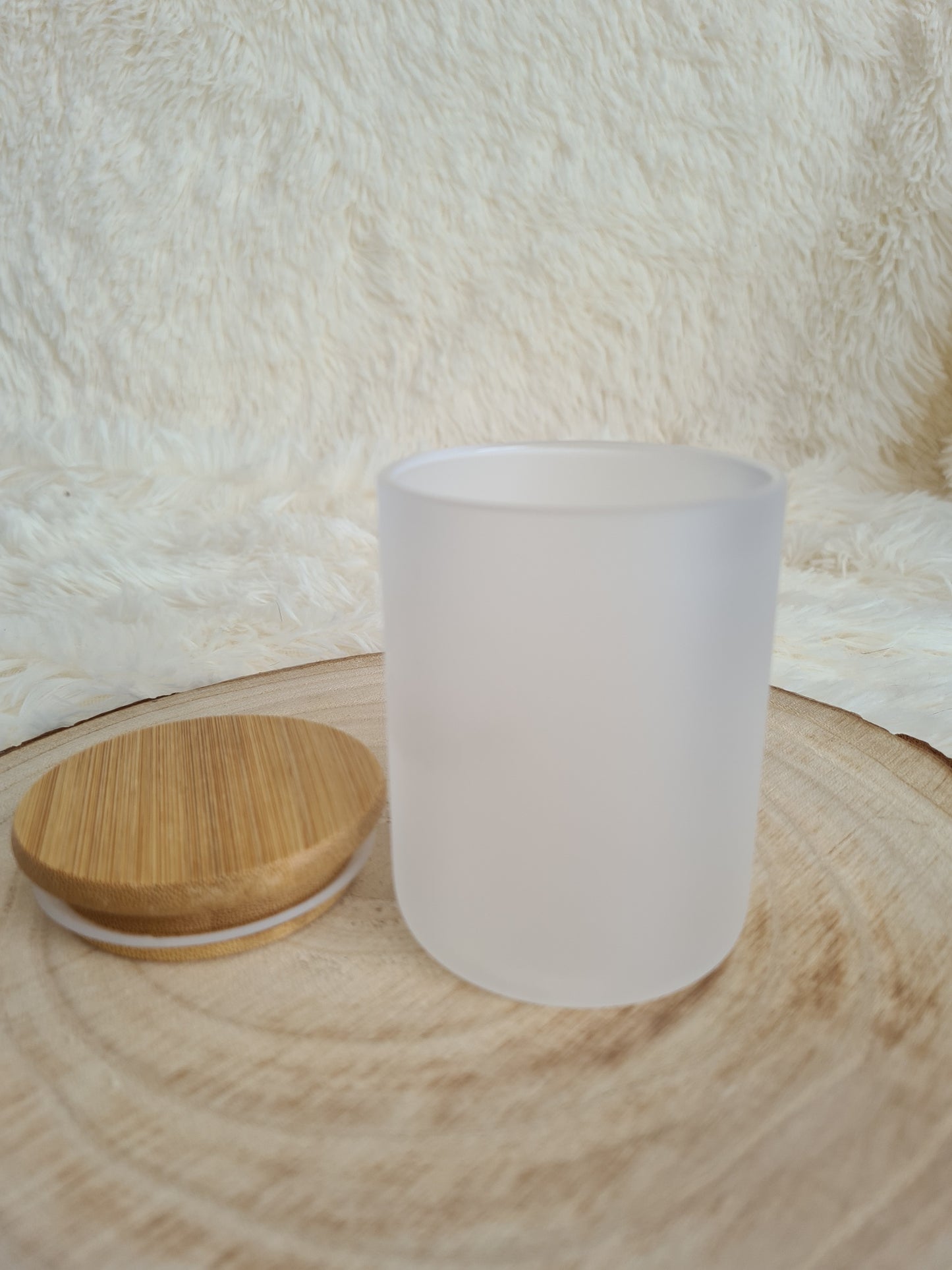 9oz Sublimation Frosted Glass Jar & Smash Proof Box