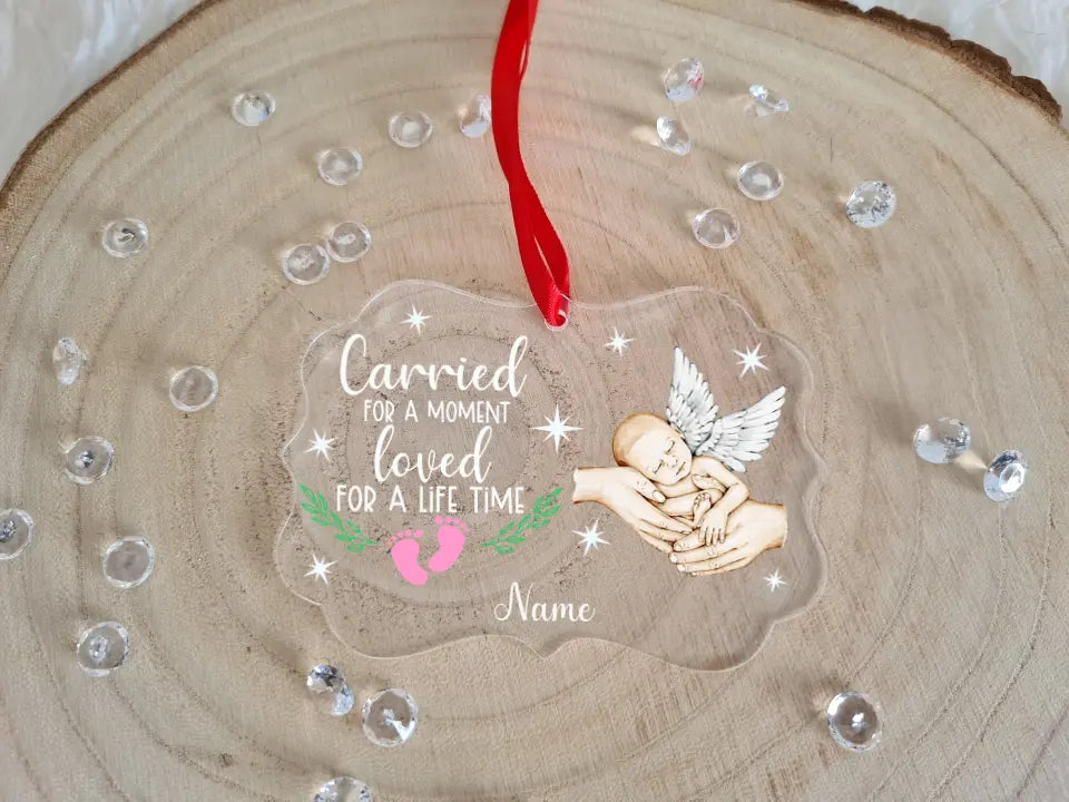 UV Printed Baby Memorial Bauble