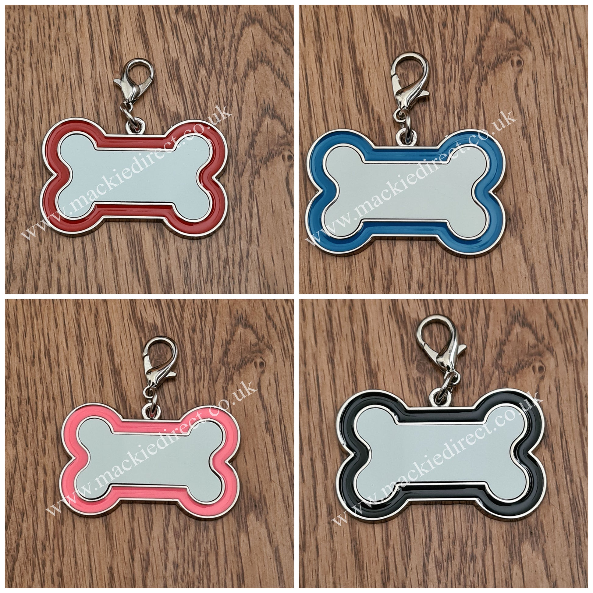 Metal Sublimation Bone Shaped Dog Tag - Mackie Direct